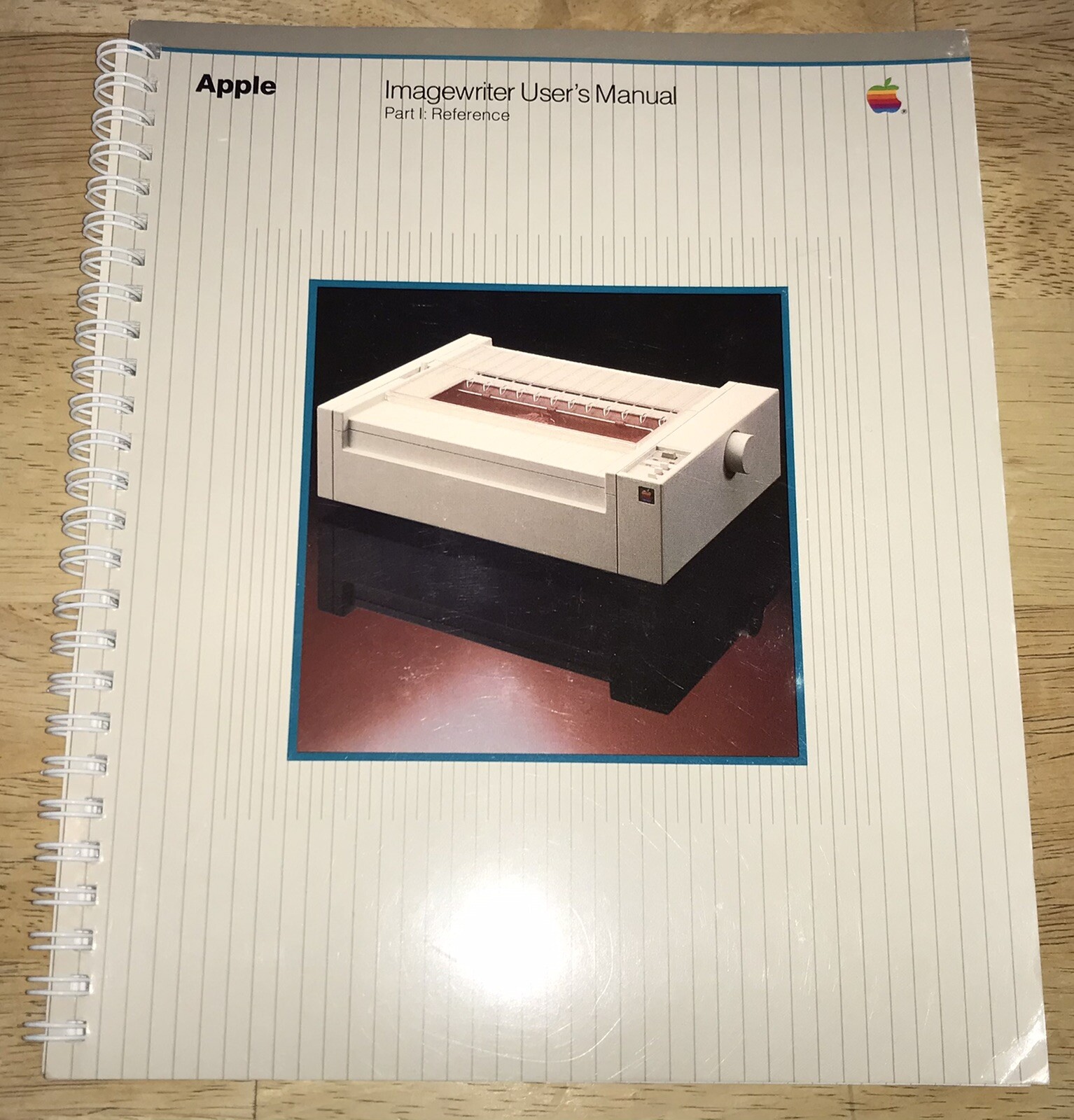 1983 Apple ImageWriter I Printer Manual Macintosh 128k Mac 512K w/Inserts NICE