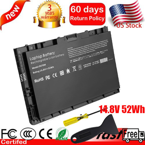9470M Battery for HP EliteBook Folio 9480M BT04XL BA06 HSTNN-DB3Z 682962-001 US