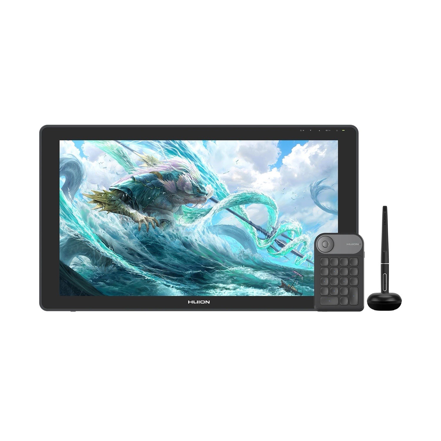 HUION Kamvas Pro 24 4K GT2401 Pen Display w/ KD100 Mini Keydial