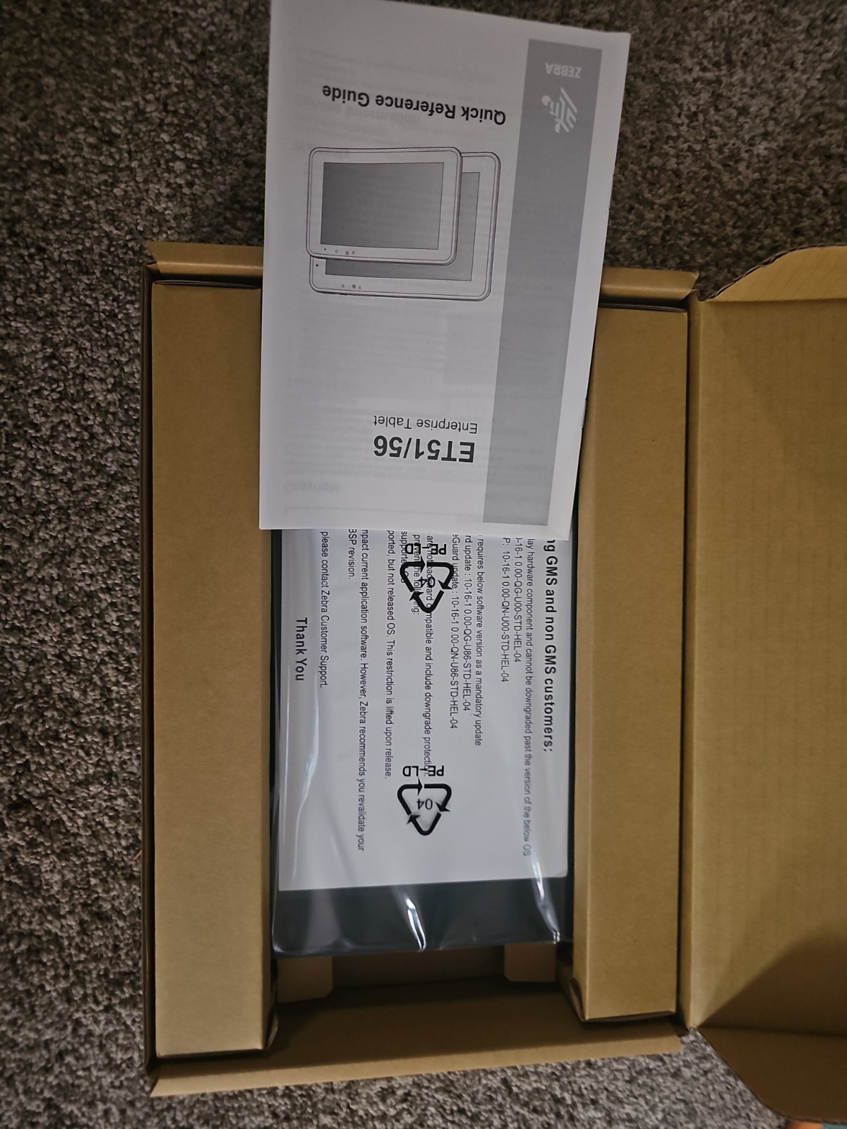 Zebra ET56DT-G21E ET56 10.1" Rugged Android Tablet WIFI-LTE NEW