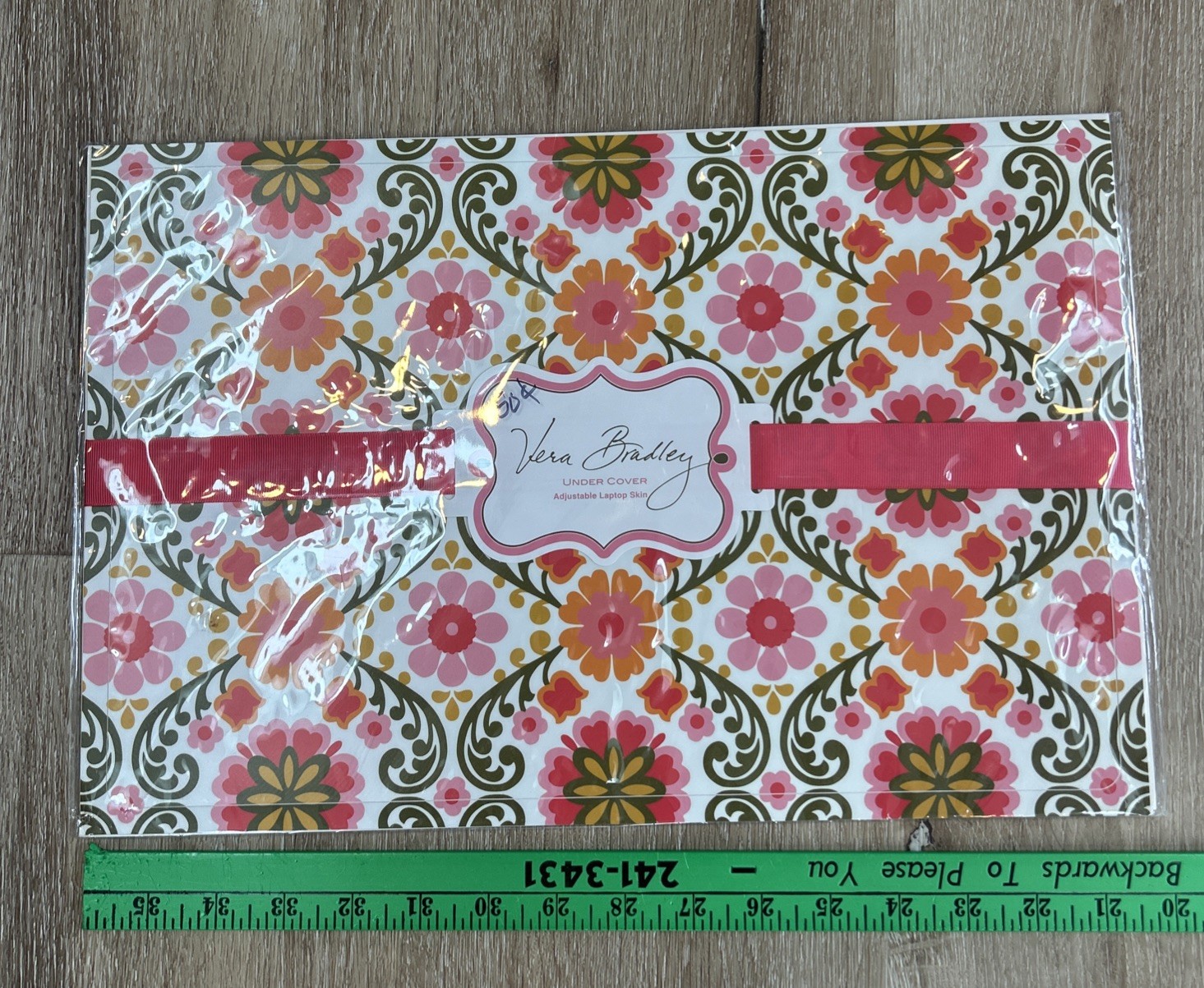 Vera Bradley Cover Adjustable Laptop Skin Folkloric #11292