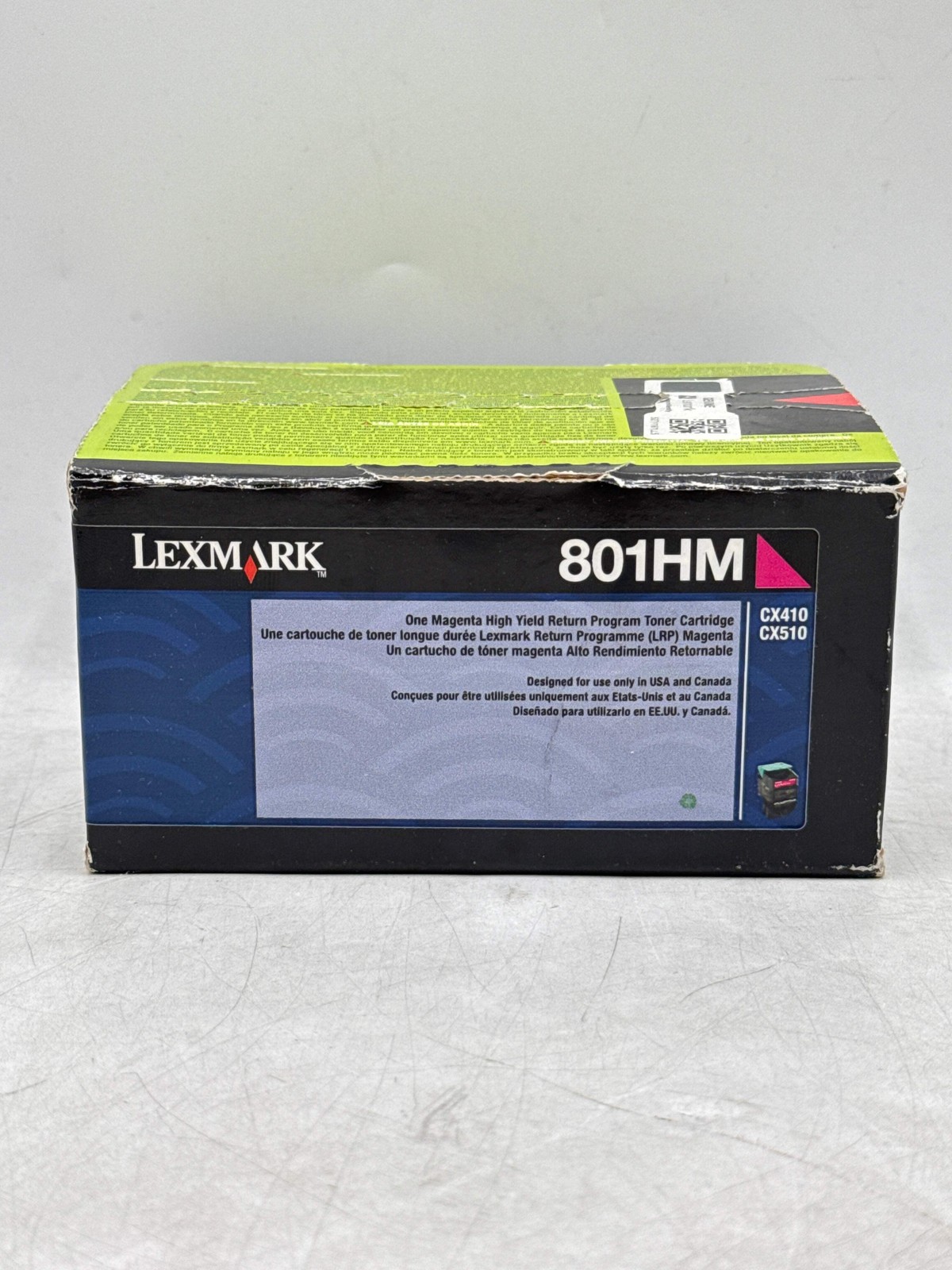 Lexmark 801HM Magenta High Yield Toner 80C1HM0
