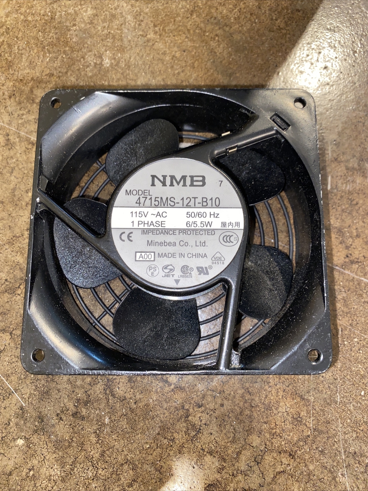 NMB 4715MS-12T-B10 Cooling Fan With Scratches