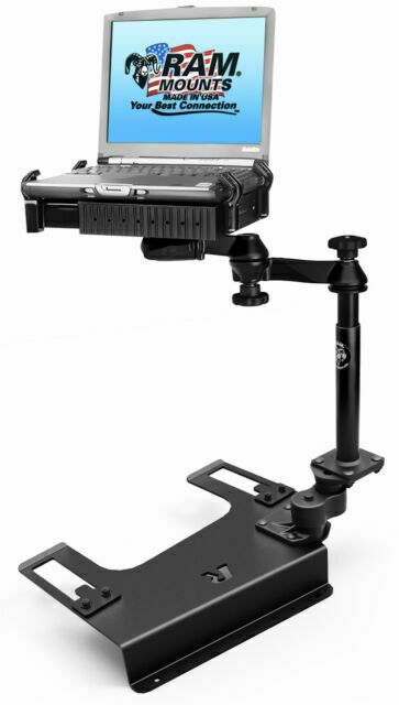 RAM-VB-193-SW1 No-Drill Laptop Mount for '14-'24 Chevy & GMC Models | RAM Mounts