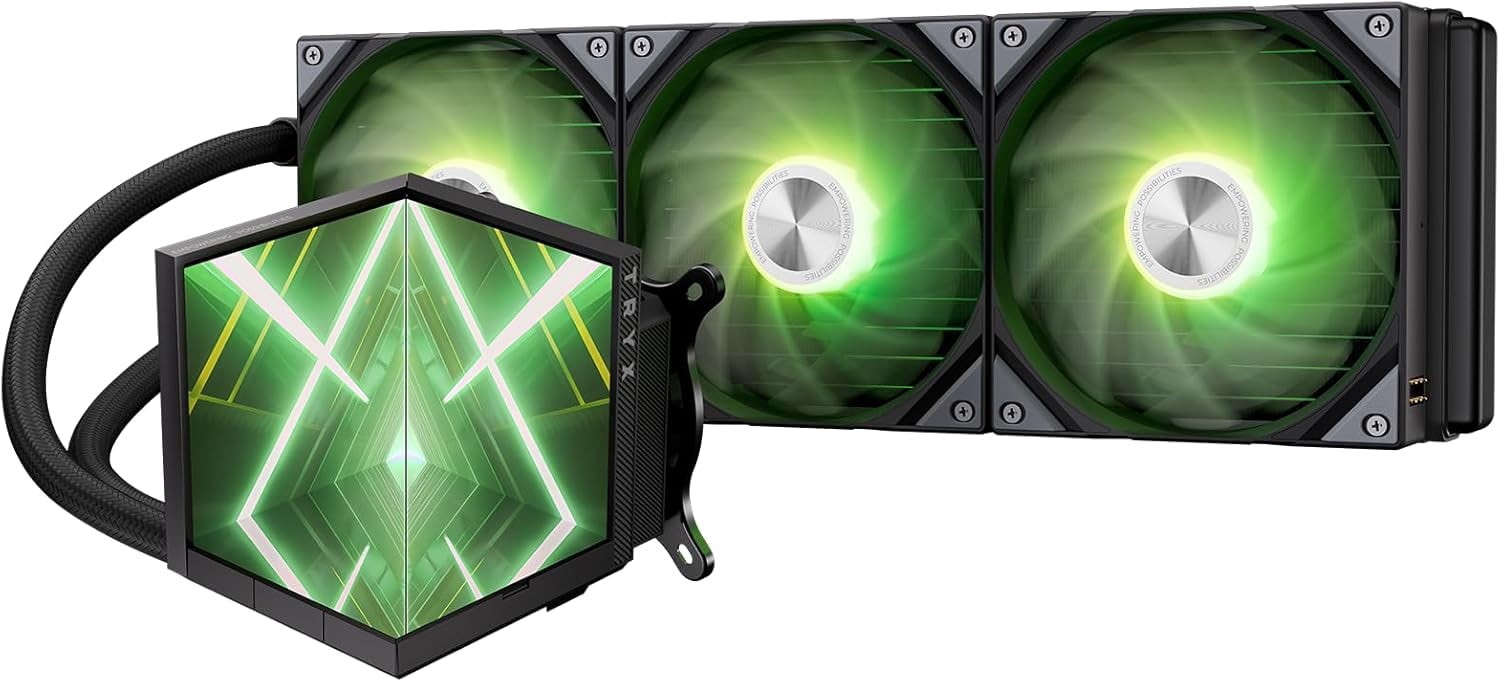 TRYX LS360ADM3MG0K STAGE 360 ARGB 360mm LCD Liquid CPU Cooler