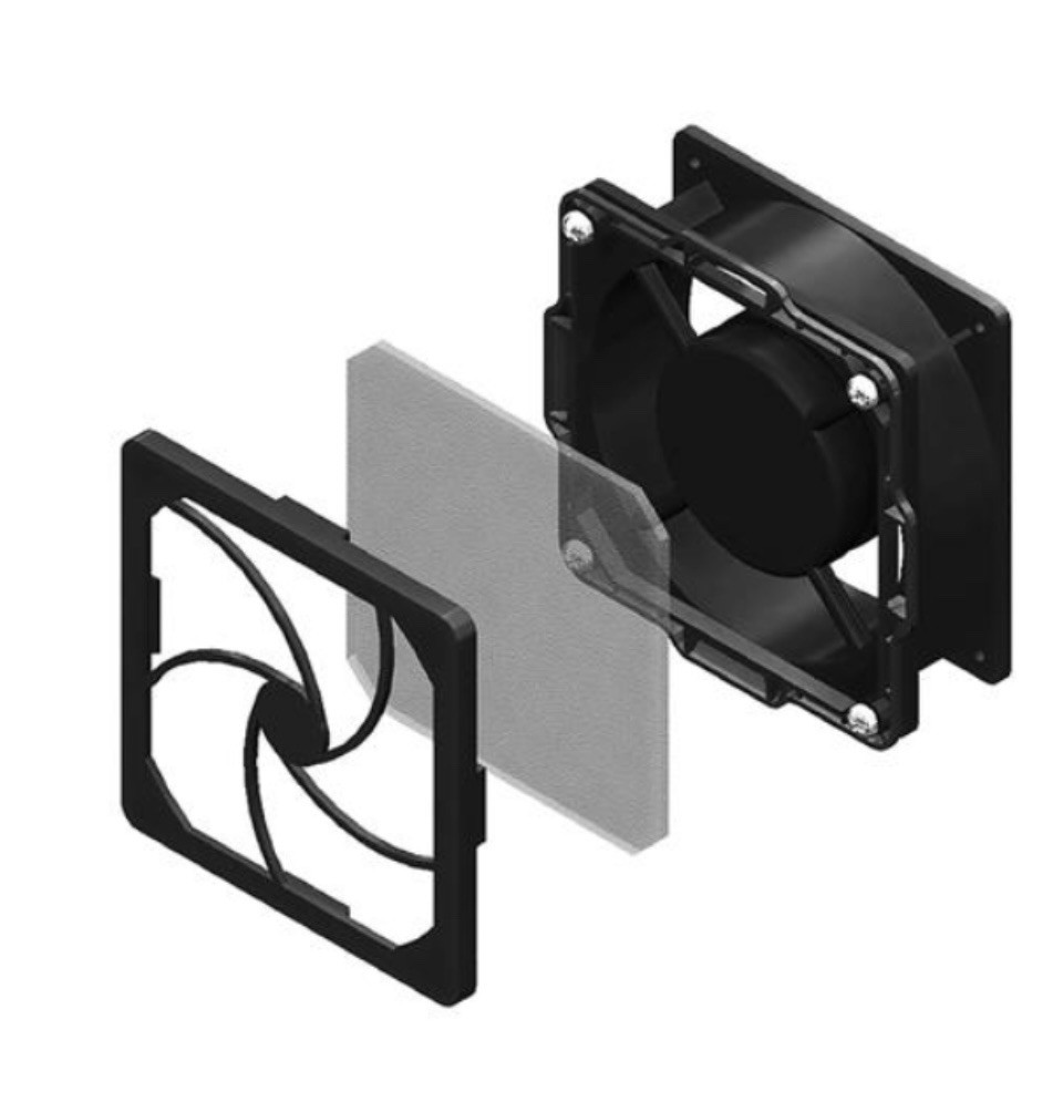 CPI 40975-002 Low-Decibel Dual-Fan and Filter Kit for CUBE-iT Wall-Mount Cabinet