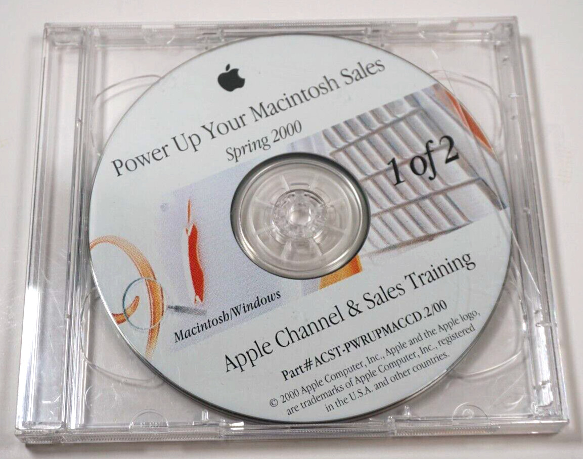 Apple Power Up Your Macintosh Sales Apple Channel & Sales Training Spring 2000