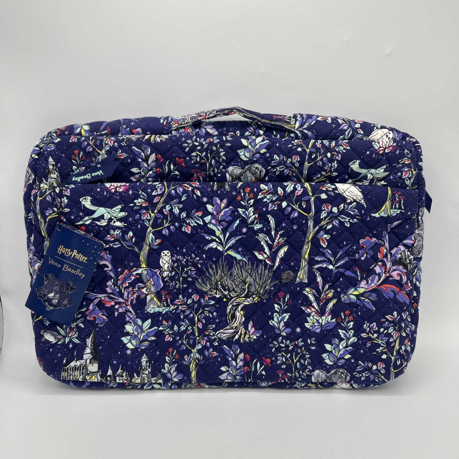 Vera Bradley Harry Potter Forbidden Forest Purple Computer Laptop Organizer NWT