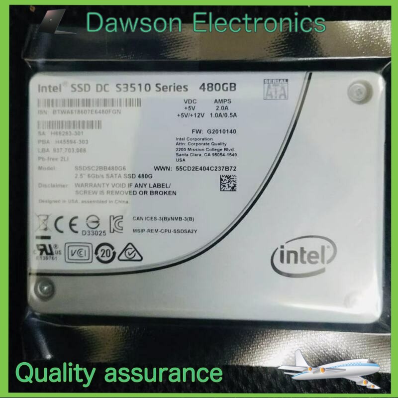 S3510 New INTEL 480GB SSD 2.5" SATA 6Gb/s Enterprise SSD DC SERIES SSDSC2BB480G6