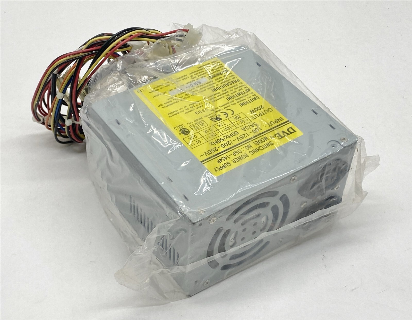DVE DSP-1454P 200W AT Switching Power Supply OEM NEW