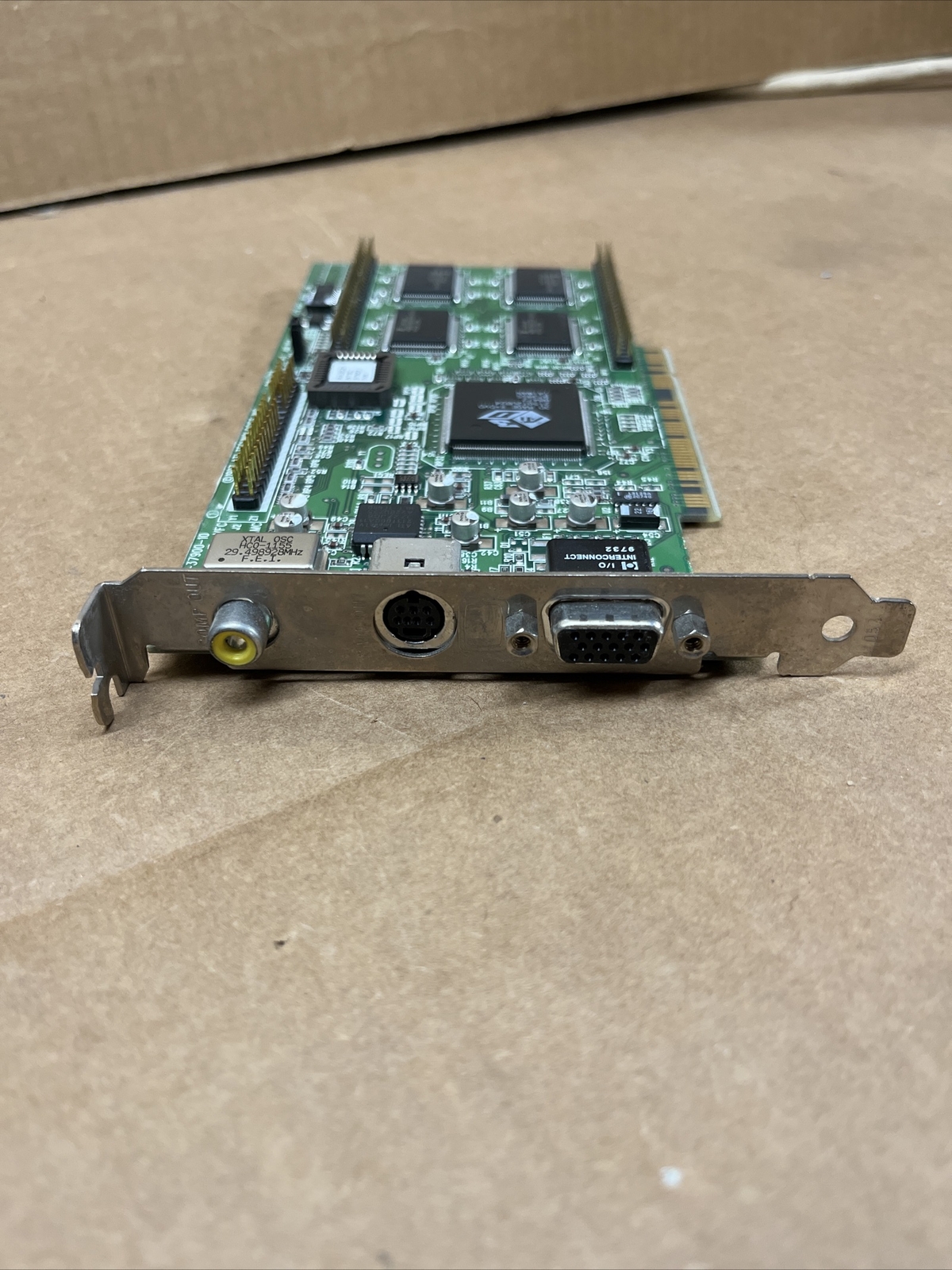ATI TECHNOLOGIES USED PN 109-37900-10 Rage Ii/Ii+ 4Mb Pci Vga Tvout Ntsc Tested