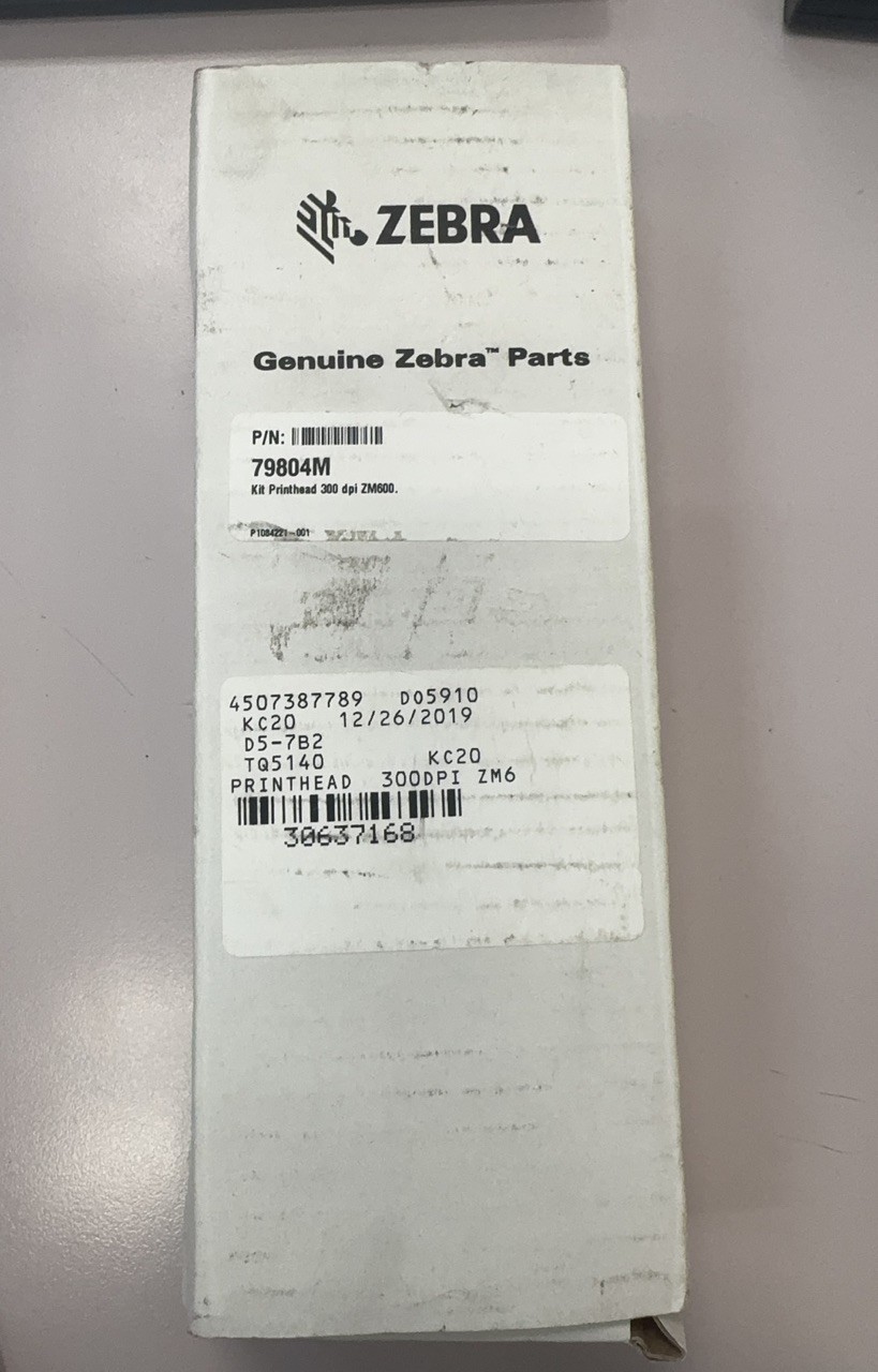 Genuine Zebra 79804M 300DPI Printhead for ZM600 Thermal Label Printer