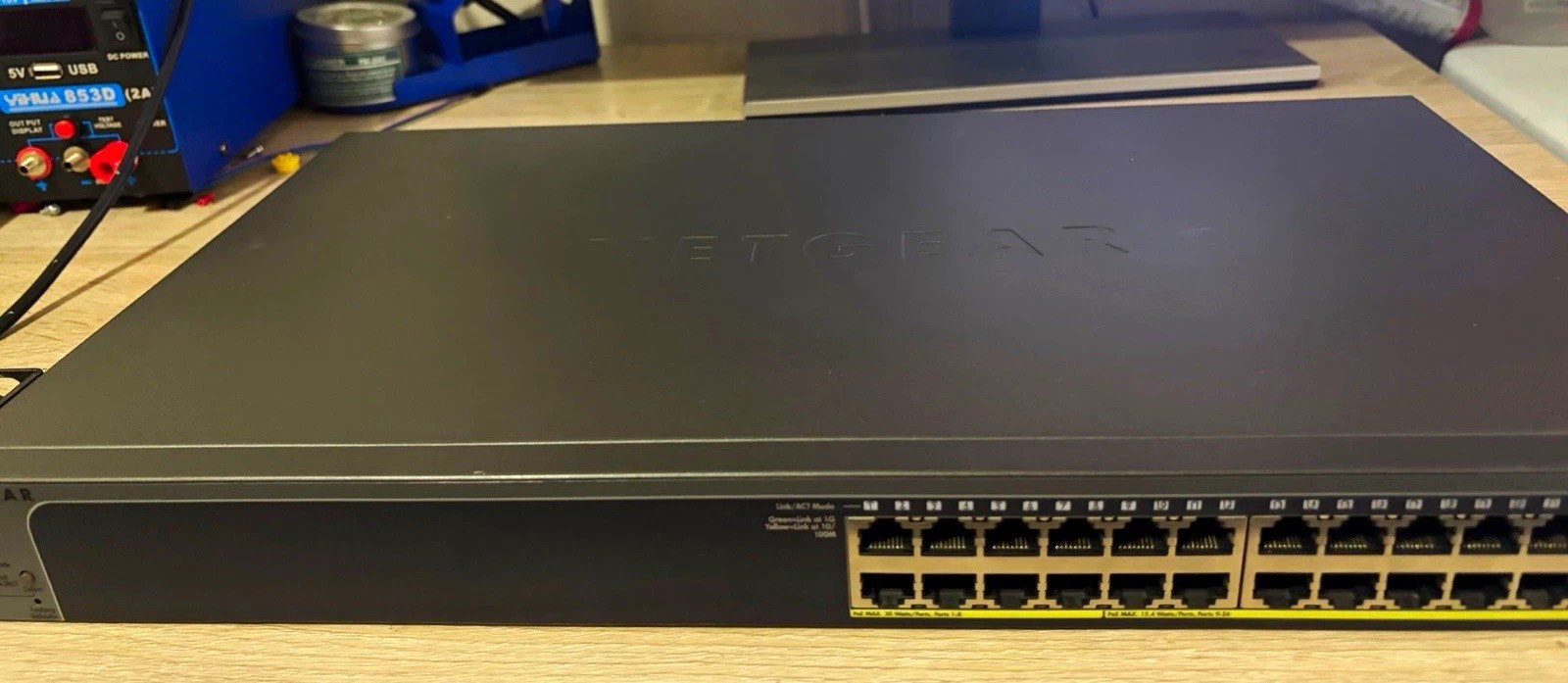 NETGEAR ProSAFE GS724T 24-Port Gigabit Fully Managed Switch L2 With POE++.