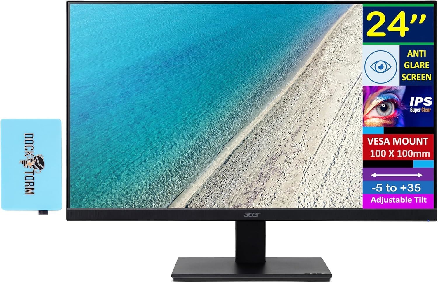 Acer Vero V247Y Gbmix 24" Full HD Monitor 1920x1080 4ms Refurbished