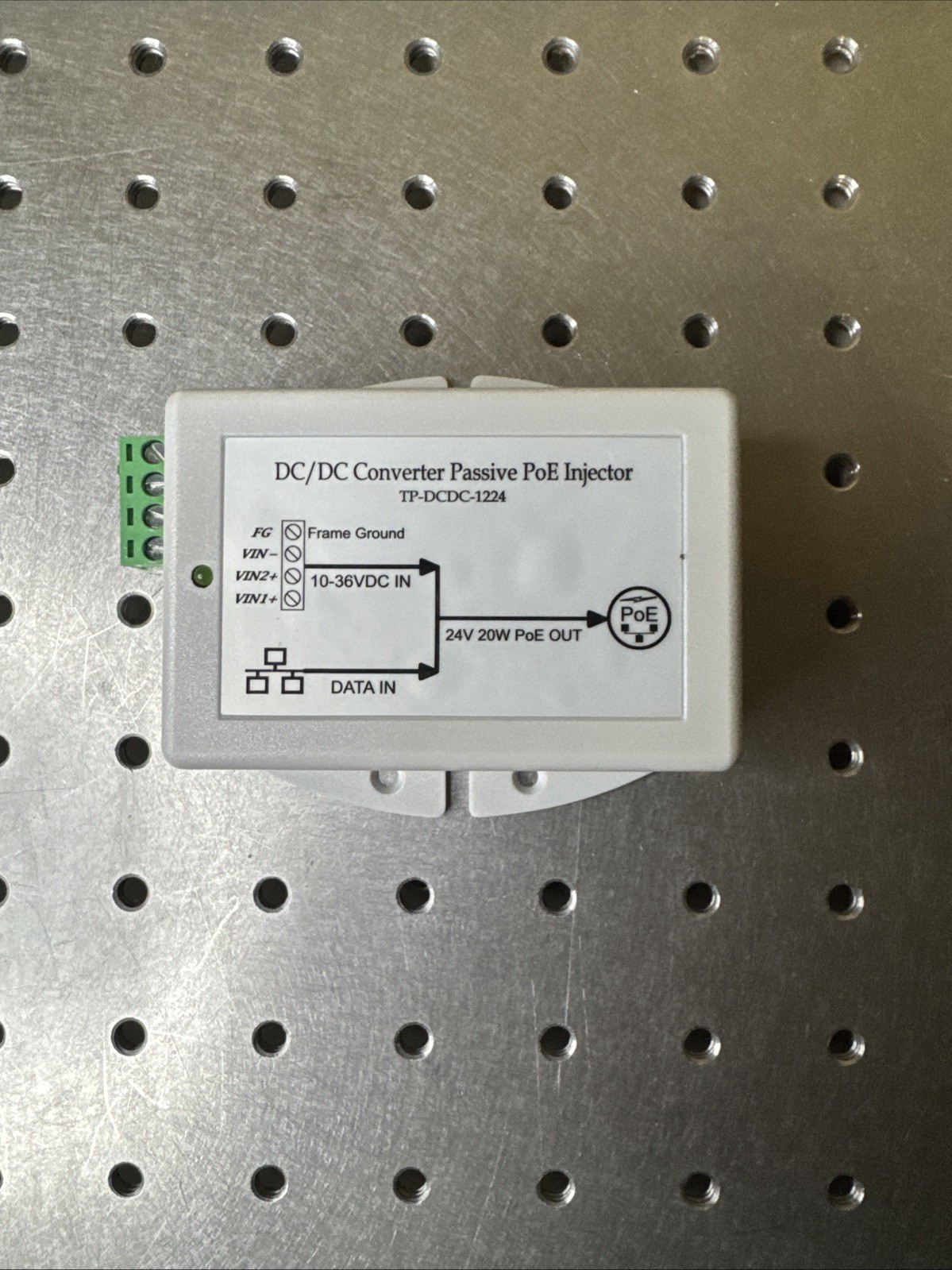 Tycon Systems TP-DCDC-1224 24V POE Out 24W DC To DC Converter And POE Insert...
