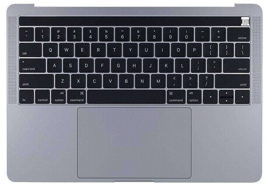 OEM Top Case Palmrest + Keyboard + Touchpad For 13" MacBook Pro A1706 Space Gray