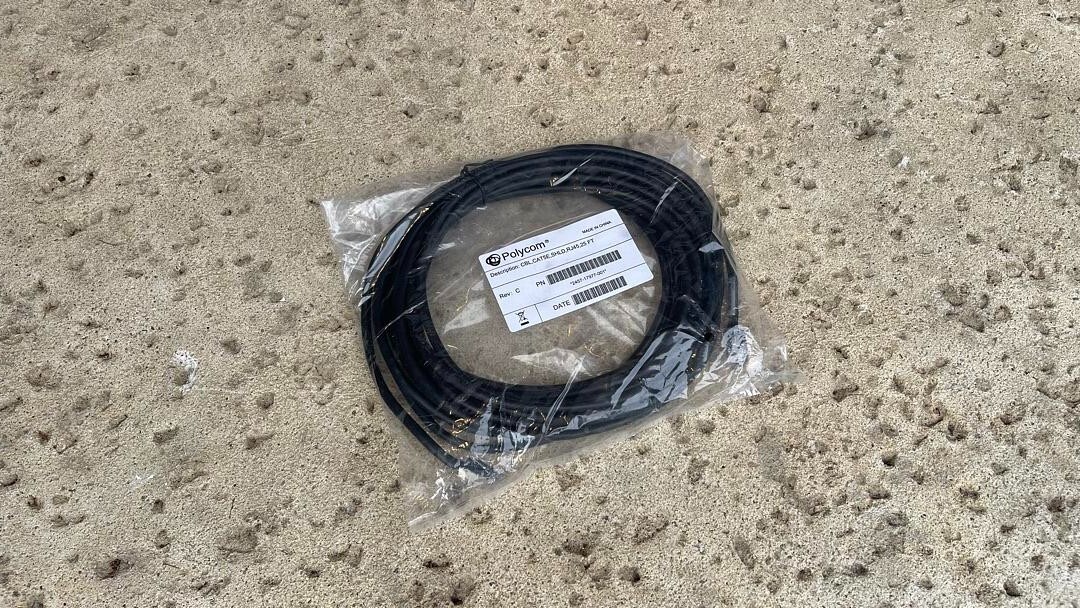 LOT of 10x Polycom 2457-17977-001 CAT5E Shielded Cable, RJ45, 25ft - NIB NEW