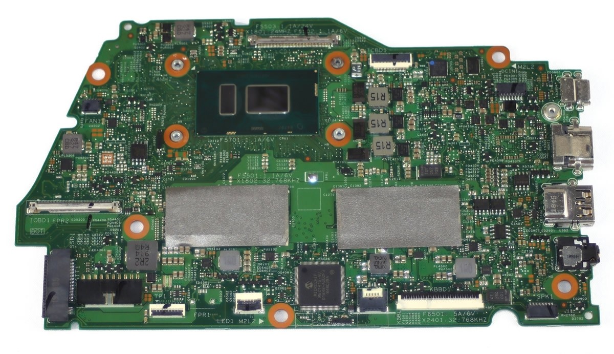 Dell RR26G Inspiron 13 7370 / 7373 i7-8550U Motherboard 16GB RAM w NO FP READER
