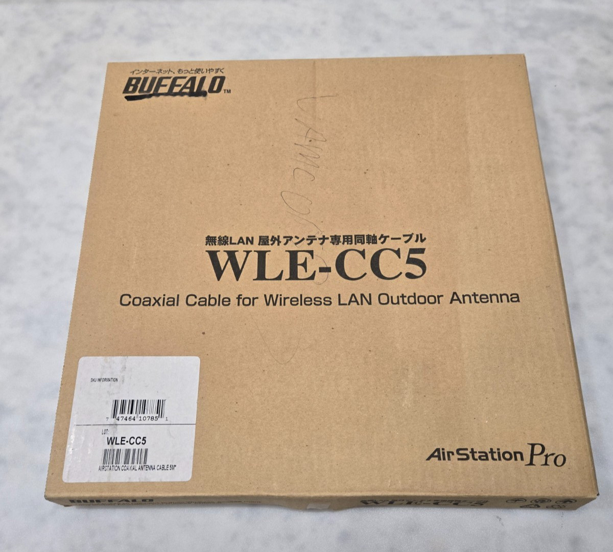 Buffalo AirStation Pro 5m Coaxial Outdoor Antenna Cable - NIB