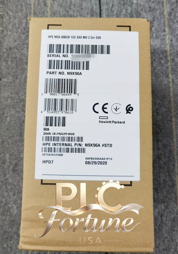 New HPE N9X96A 800GB SAS 12G MU 2.5" Mixed Use SSD MSA 2040 2050 841505-001