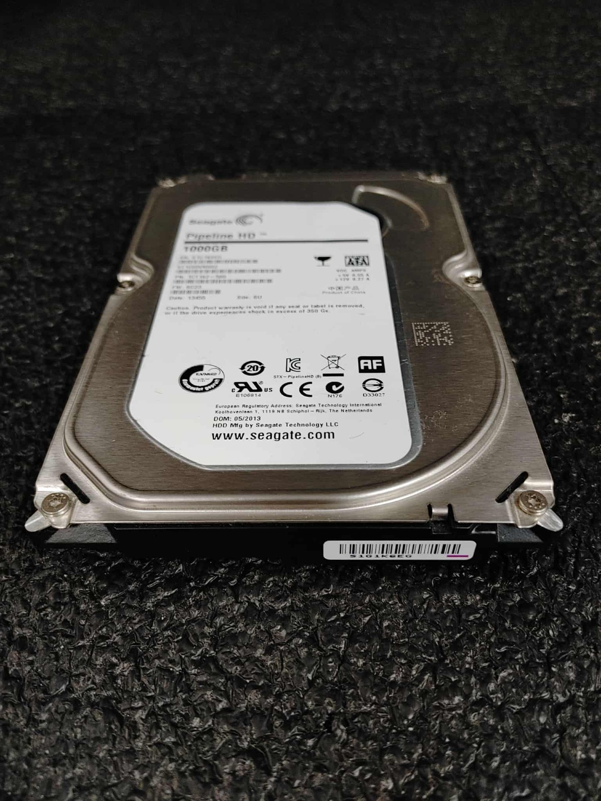 Seagate ST1000VM002 1CT162-500 1TB 5.9K RPM 64MB Cache 6Gb/s SATA 3.5" HDD