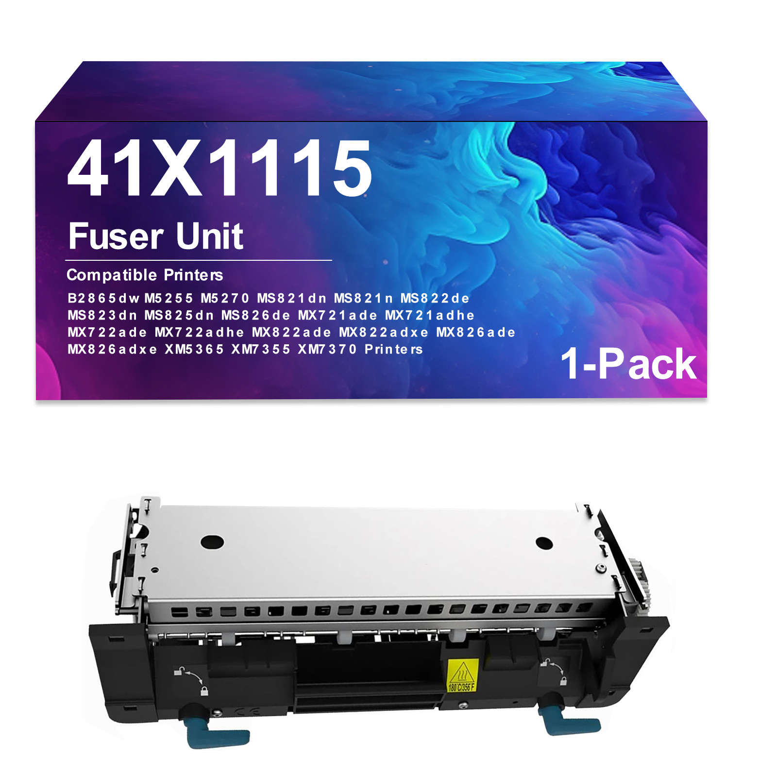 41X1115 Fuser Unit Use for B2865dw M5255 M5270 MS821dn MS821n MS822de MS823dn