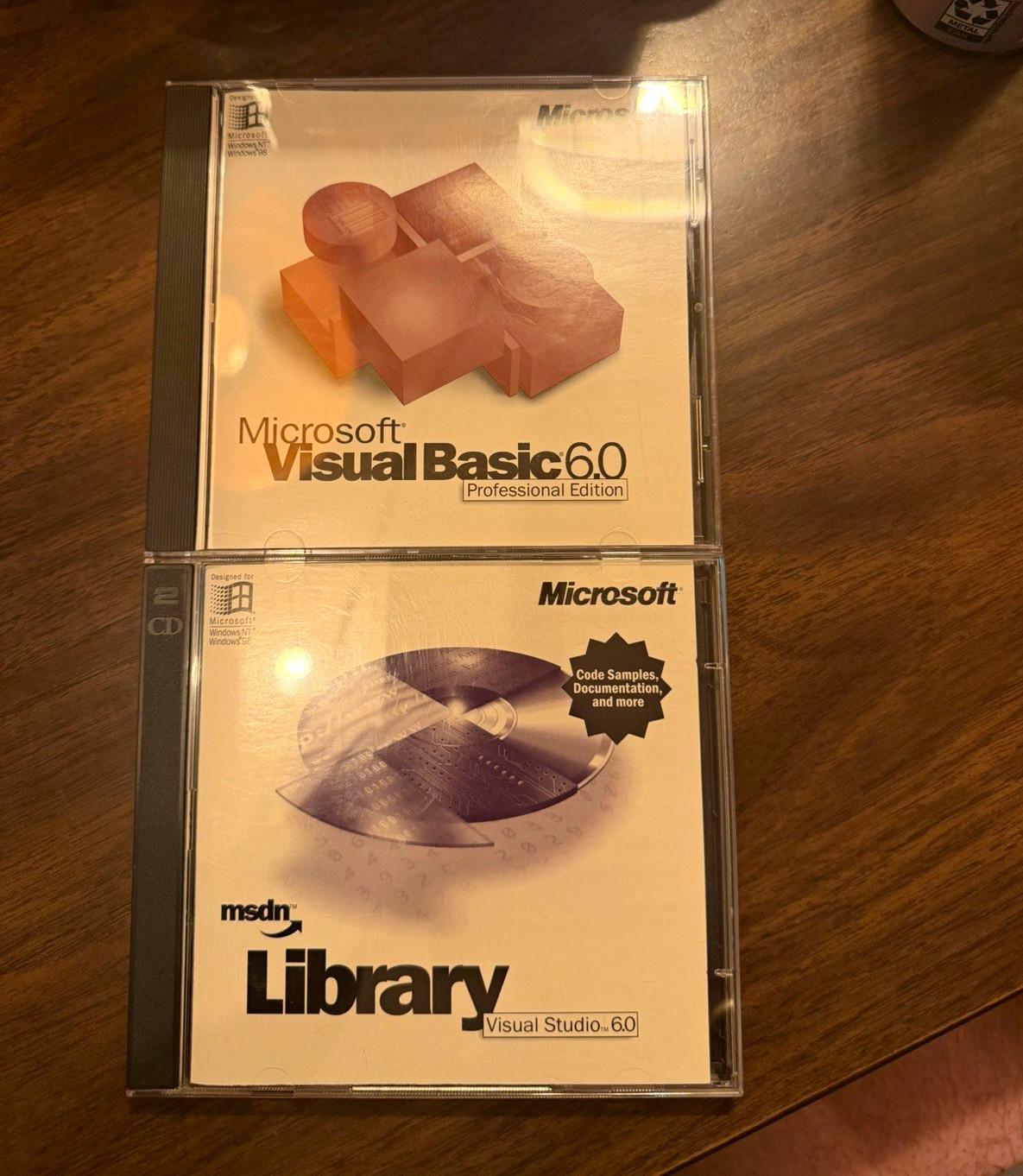 Microsoft Visual Basic 6.0 Professional Edition Software 3CD Set with Key & MSDN