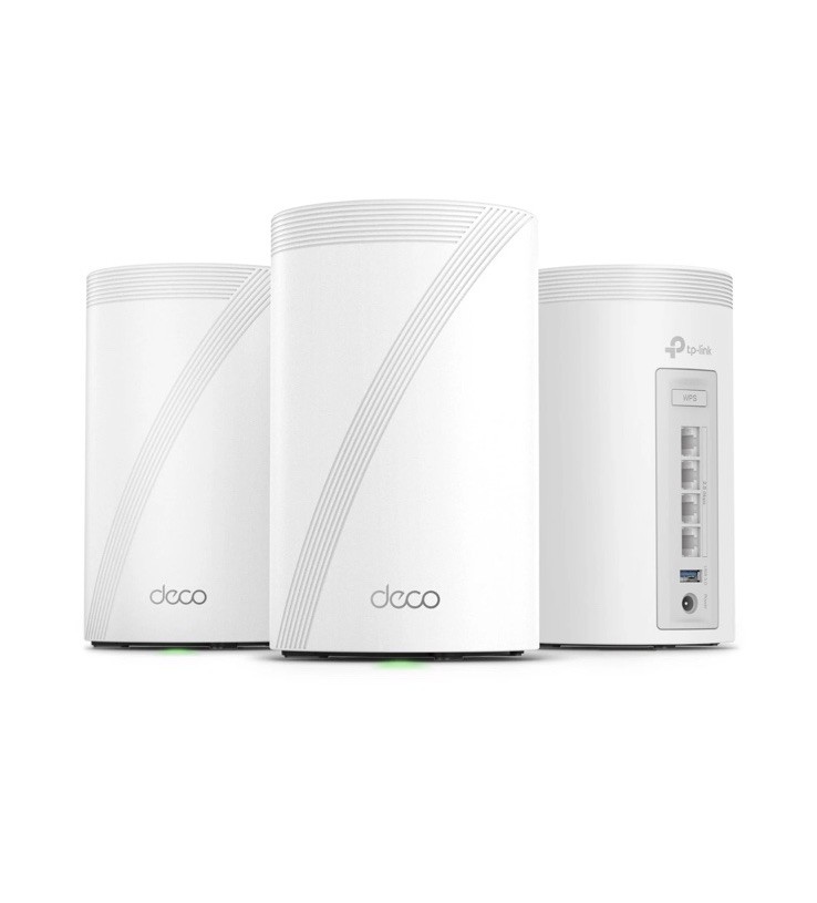 TP-Link Tri-Band WiFi 7 BE10000 Whole Home Mesh System Deco BE63 3 PACK SEALED