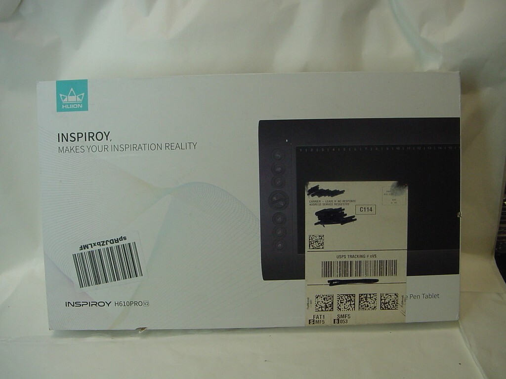 HUION INSPIROY H610PRO V2 GRAPHICS TABLET WITH STYLUS