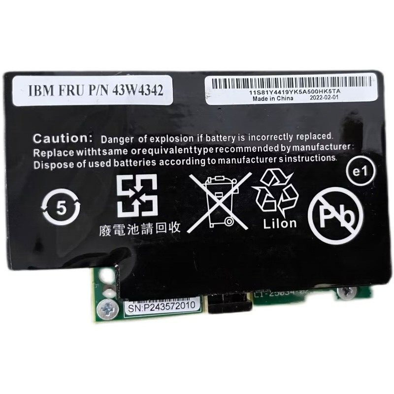 New 2025 BBU07 for IBM M5014 M5015 M5025 MR10 Array Card Battery