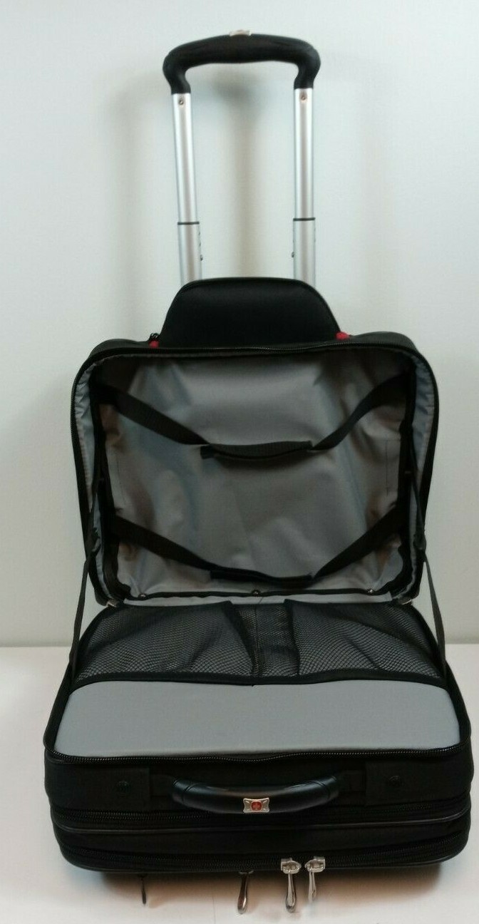 Wenger Patriot Rolling 2 Piece Business Bag *Used  * W / LAPTOP BAG ***FREE S/H