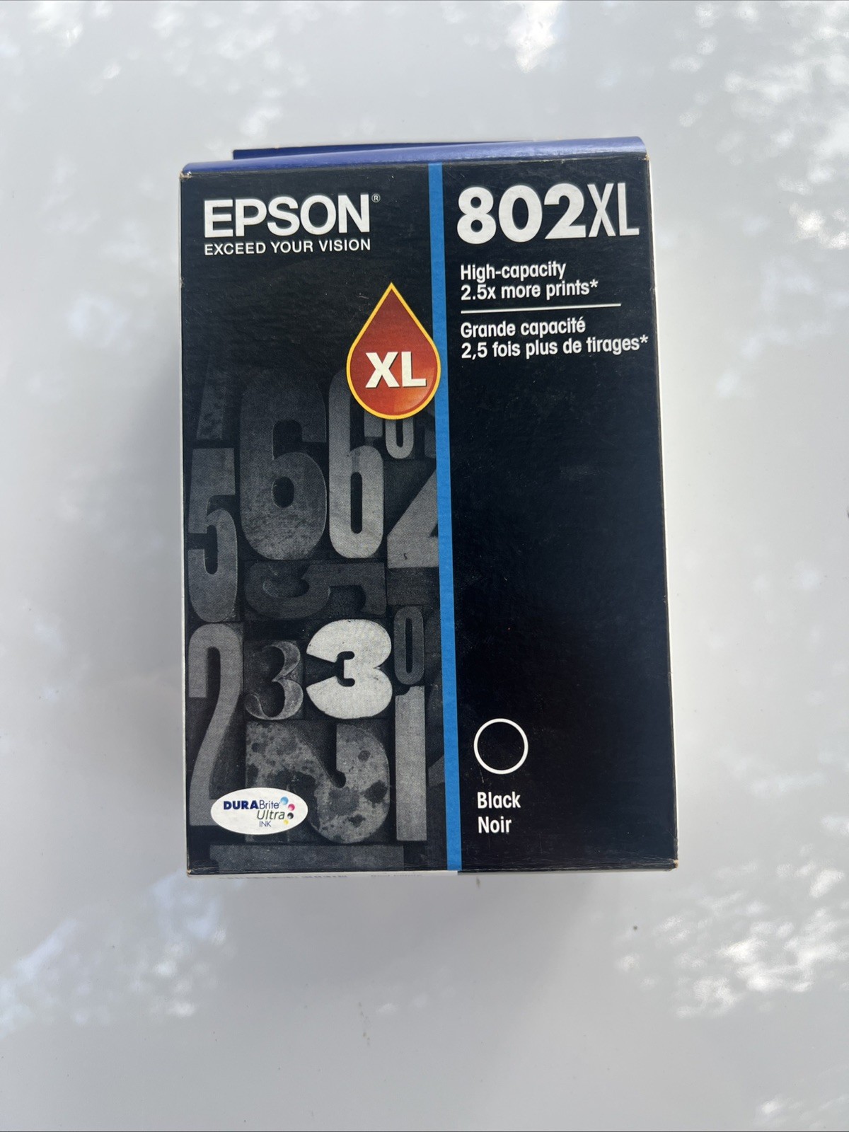 Epson 802XL  Black Ink Cartridges - Open Damaged Box - 08/2024