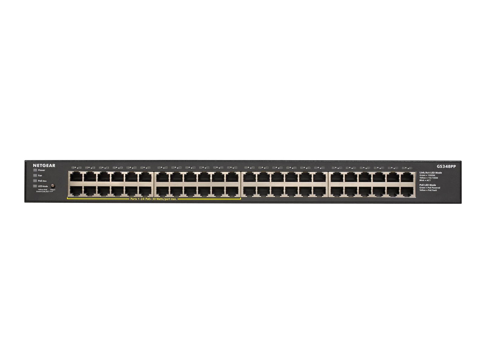 Netgear GS348PP-100NAS Switch II price incl VAT 3 yr warranty* B2B