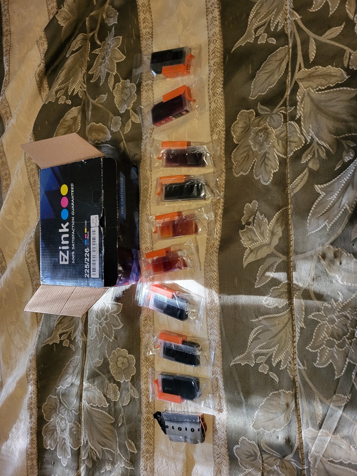 EZ Ink Canon Compatible 225 / 226 Black & Color Ink Cartridges -Lot of 10 Sealed