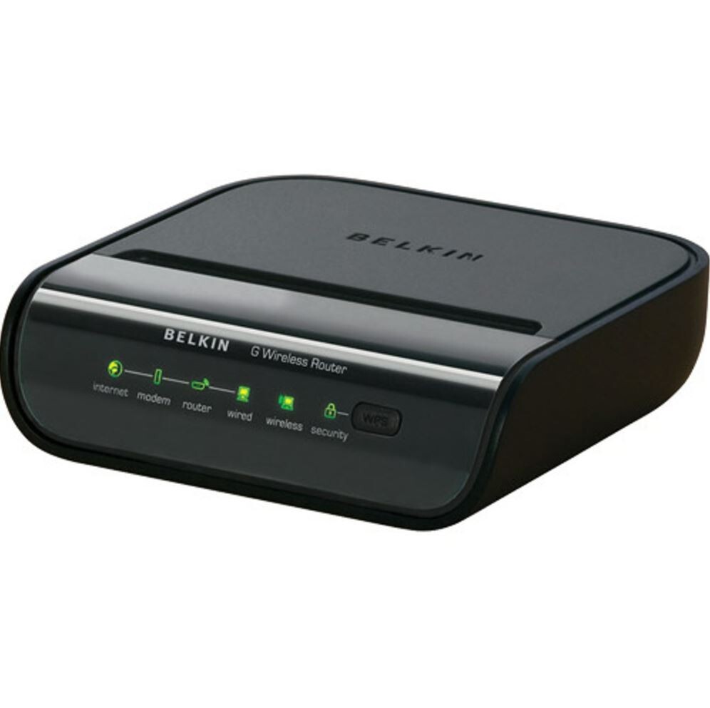 Belkin F5D7234-4 V4 54 Mbps 4-Port 10/100 Wireless G Router.