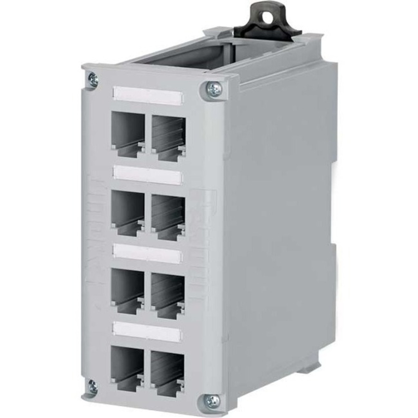 Panduit - CDPP8RG-S - IndustrialNet Mini-Com 8-port DIN Rail Shielded Patch