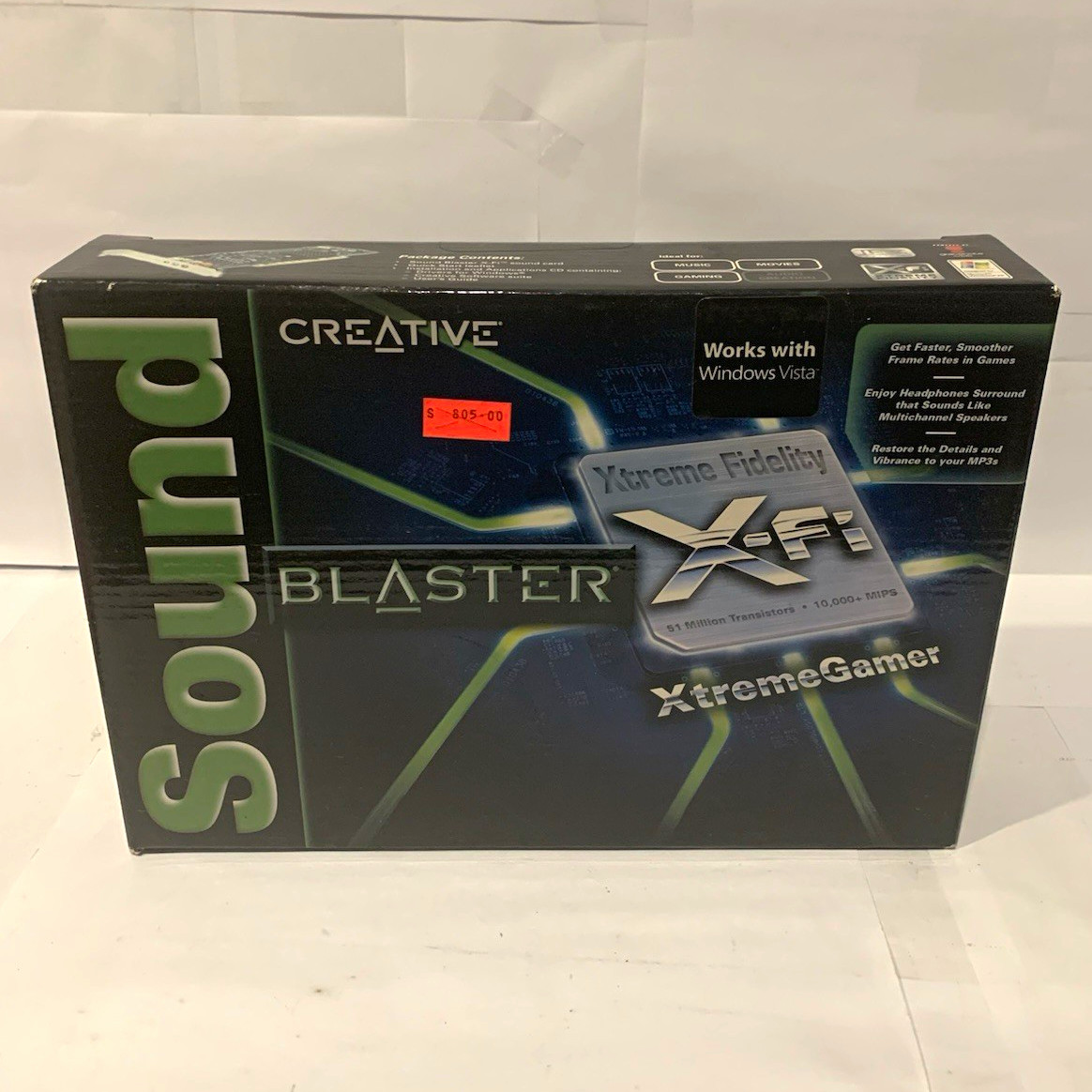 Creative Sound Blaster X-Fi XtremeGamer PCI 7.1 Sound Card Optical