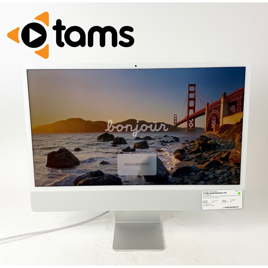 Apple iMac 24" 2021 AIO Apple M1 8GB 512GB SSD A2438 macOS Golden Gate