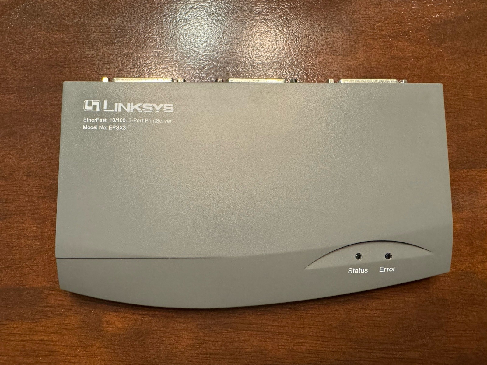 Linksys EPSX3 10/100 3-port Print Server For Parallel Printers Wired