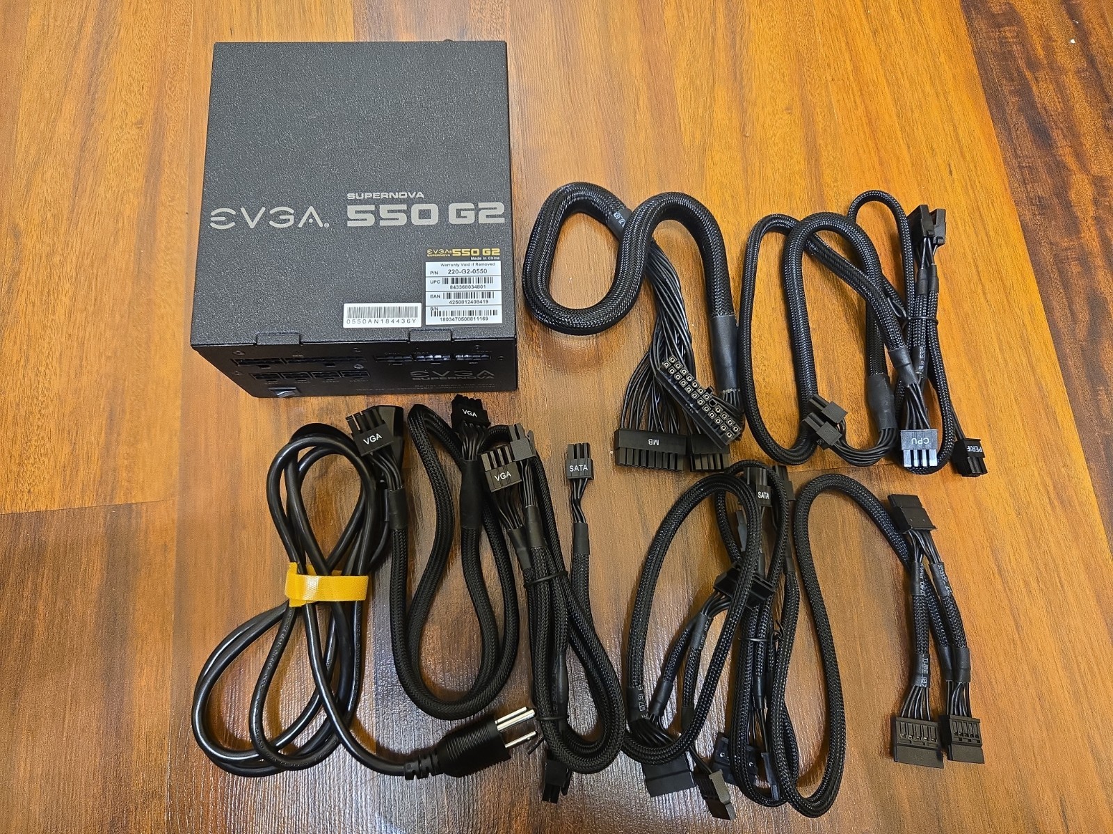 EVGA Supernova 550W G2 Fully Modular ATX PC Power Supply PSU 220-G2-0550-Y1