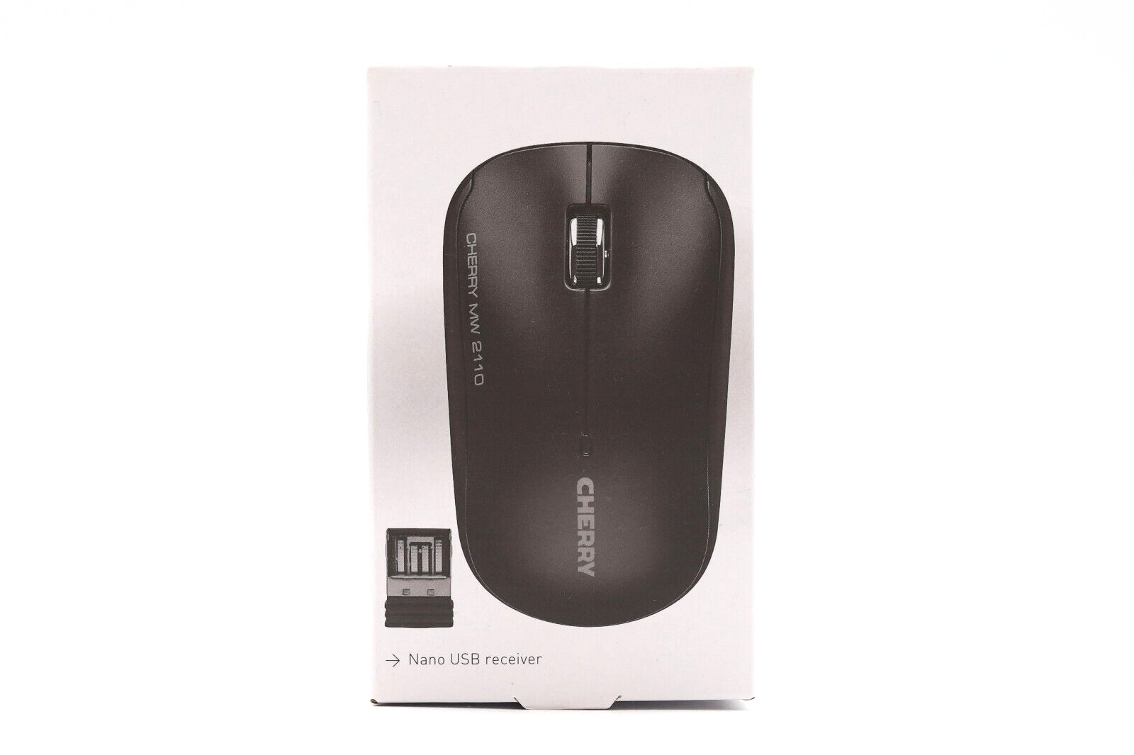 Cherry MW 2110 2.4GHz 3-Button Black Wireless Mouse Black Brand New