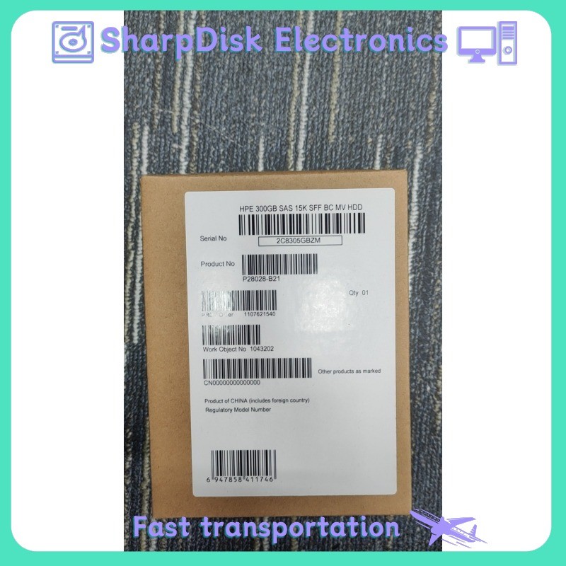 P28028-B21 NEW P30561-001 HPE 300GB SAS 12G 15K 2.5" ENT Server HDD Hard Drive