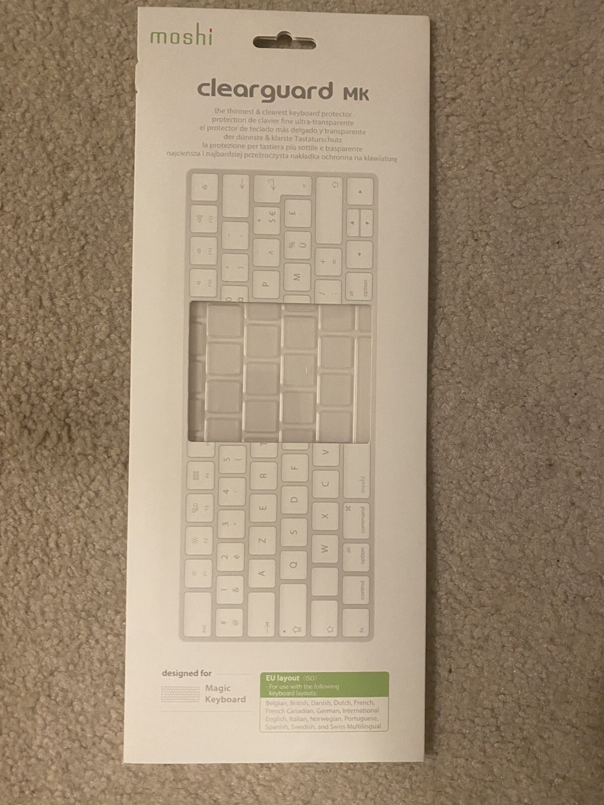 Moshi Clearguard MK Keyboard Cover For Apple Magic Keyboard