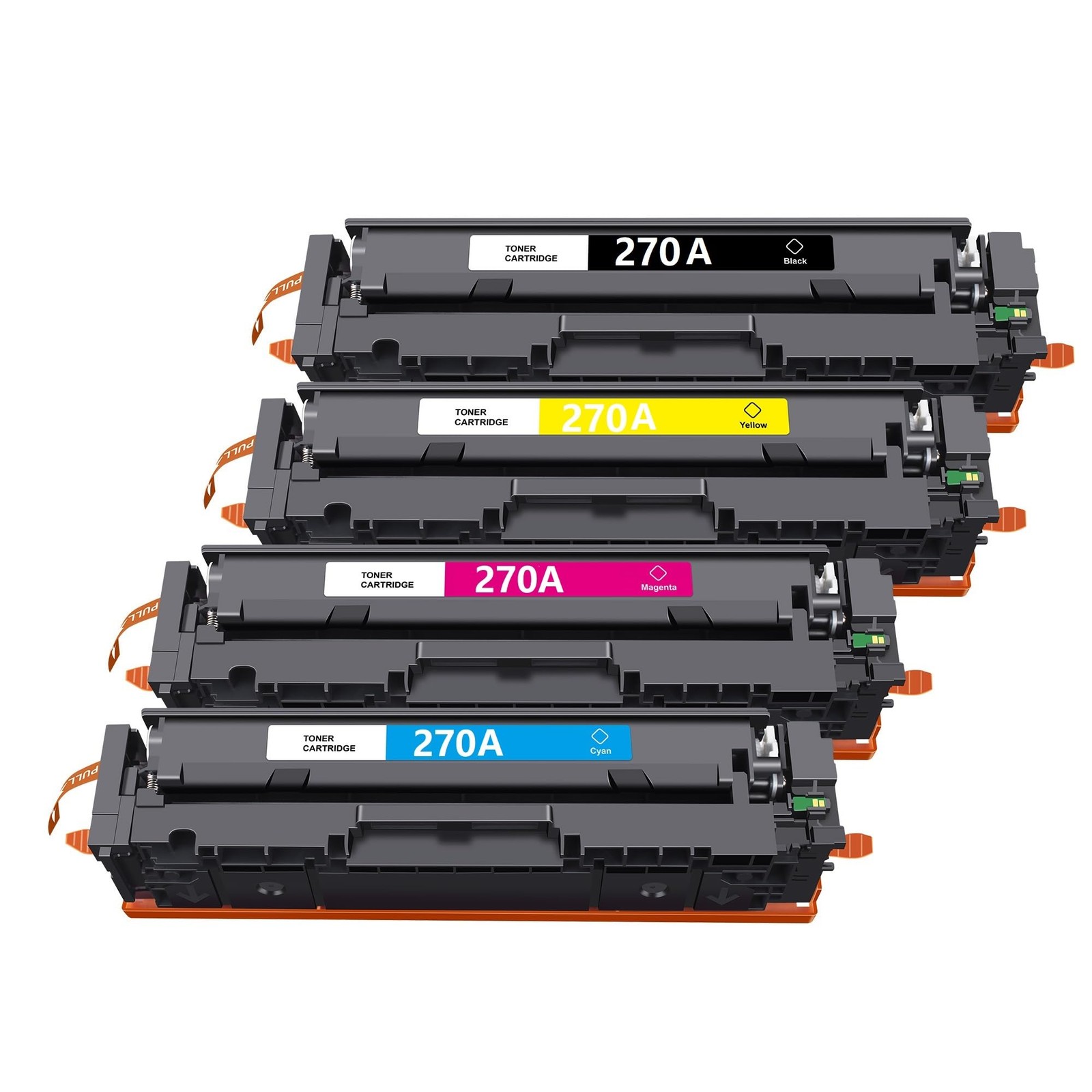207A 207X MFP M283fdw Toner with Chip Compatible for HP 207A 207X - 4 Pack