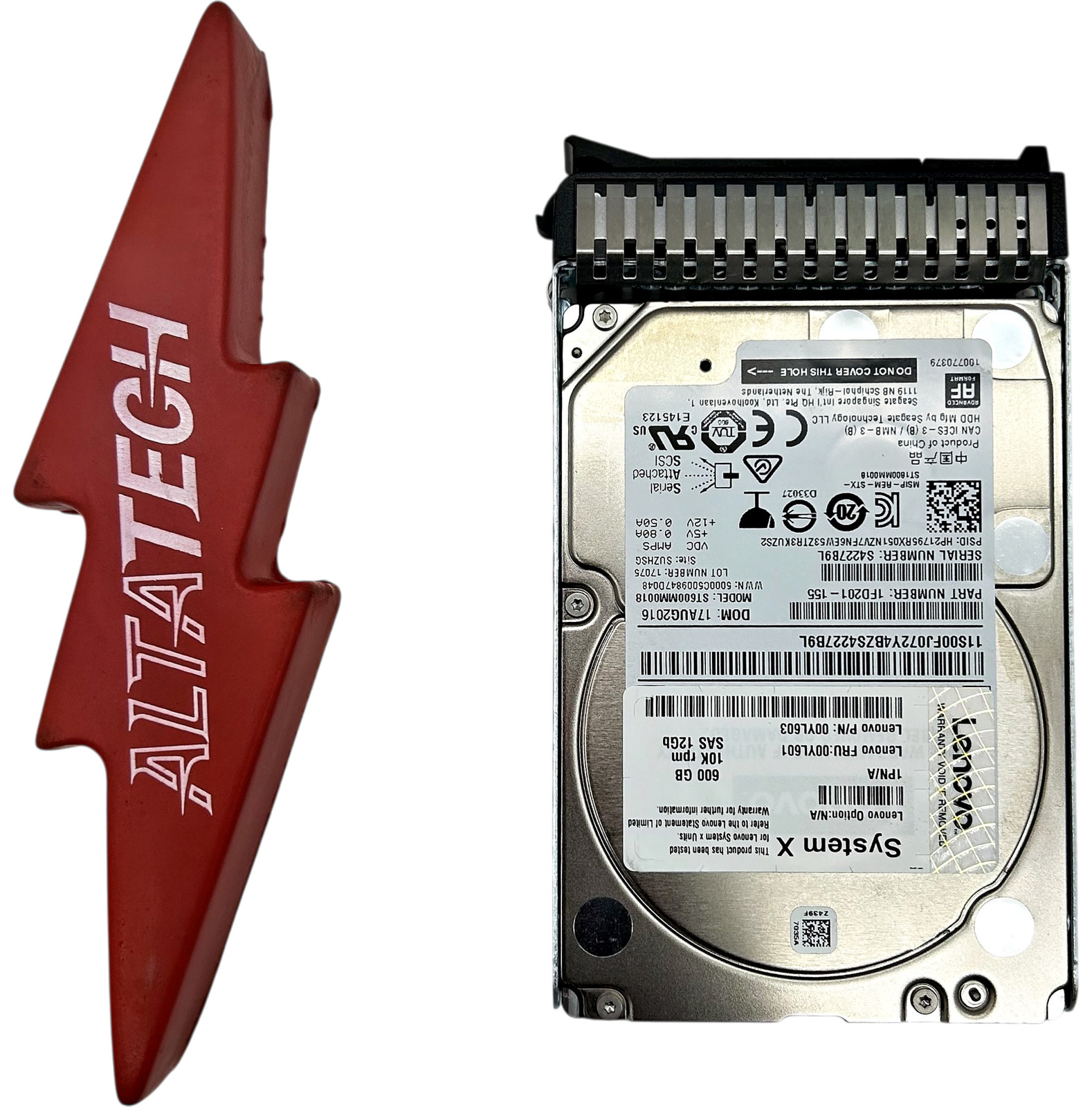 LENOVO 00YL601 600GB 10K 12G SAS 2.5" HDD