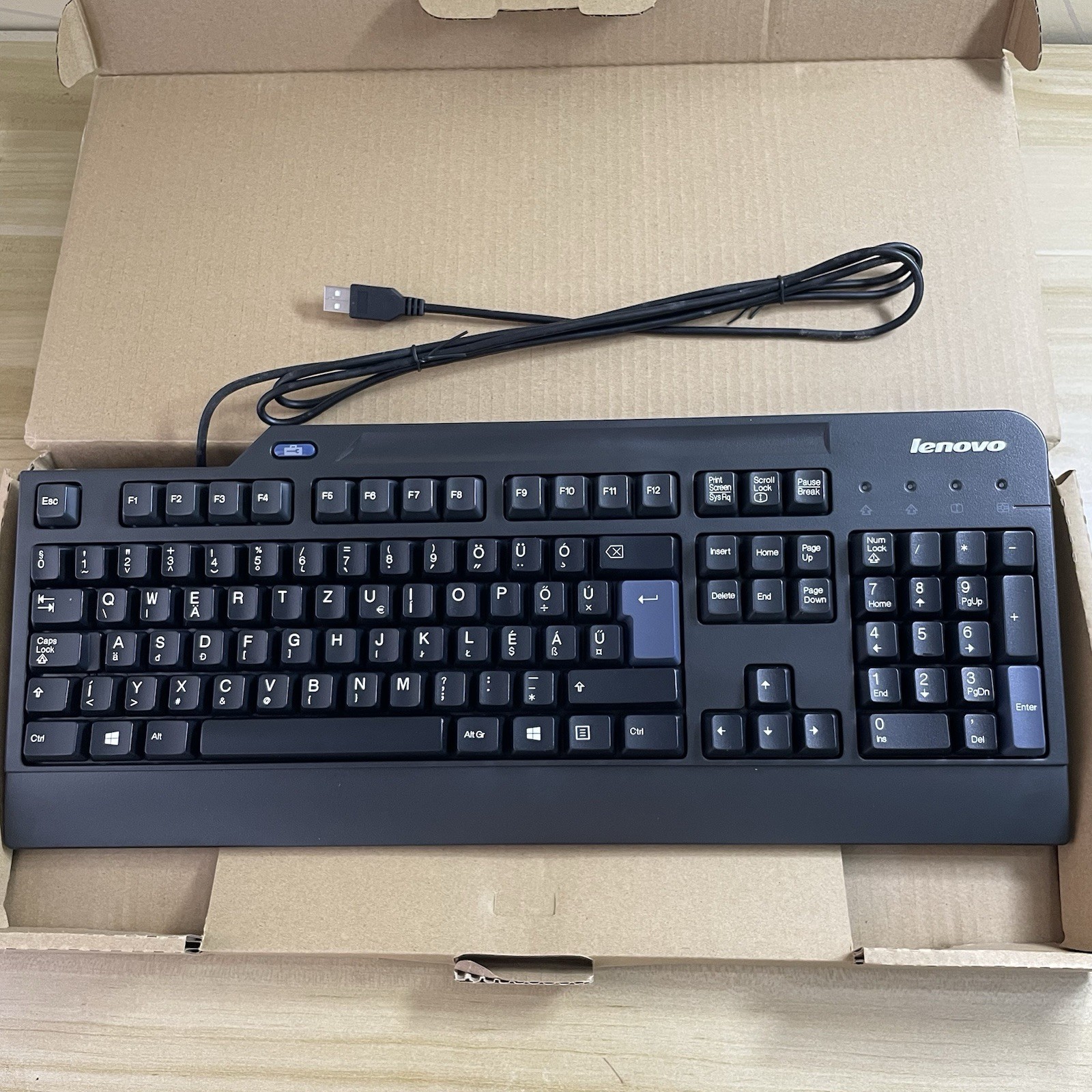 Hungary Layout USB wired keyboard For Lenovo KUS0866 Desktop Computer keyboard