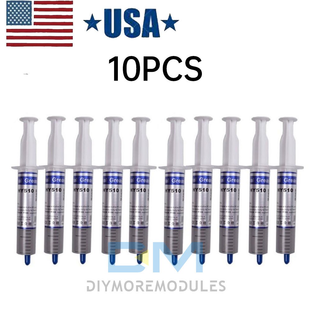 10PCS 30g Grey Thermal Conductive Grease Paste For CPU GPU Chipset Cooling HY510