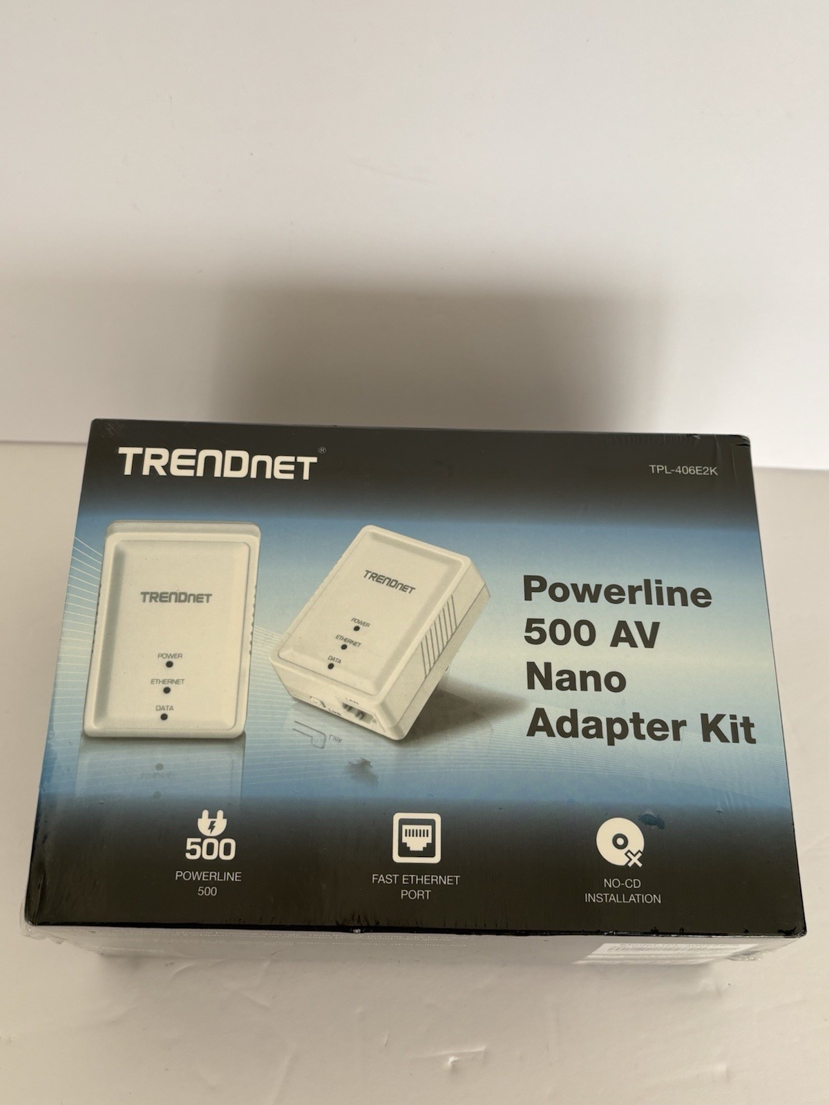 Trendnet TPL-406E2K Powerline 500 AV Nano Adapter Kit NEW SEALED
