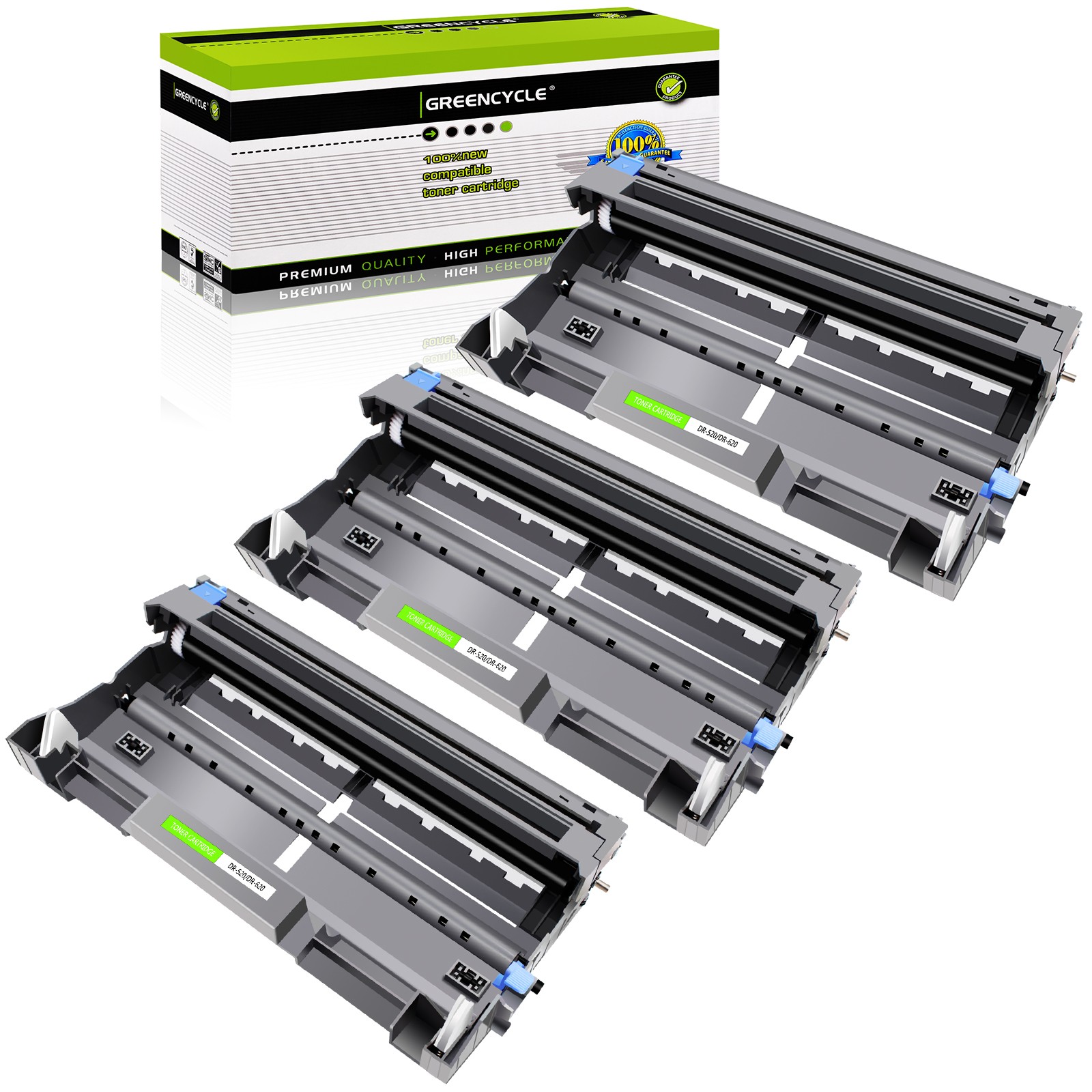 3PK DR520 Drum Unit Fit for Brother HL-5250DN 5250DNHY 5250DNLT 5250DNT 5280DWLT
