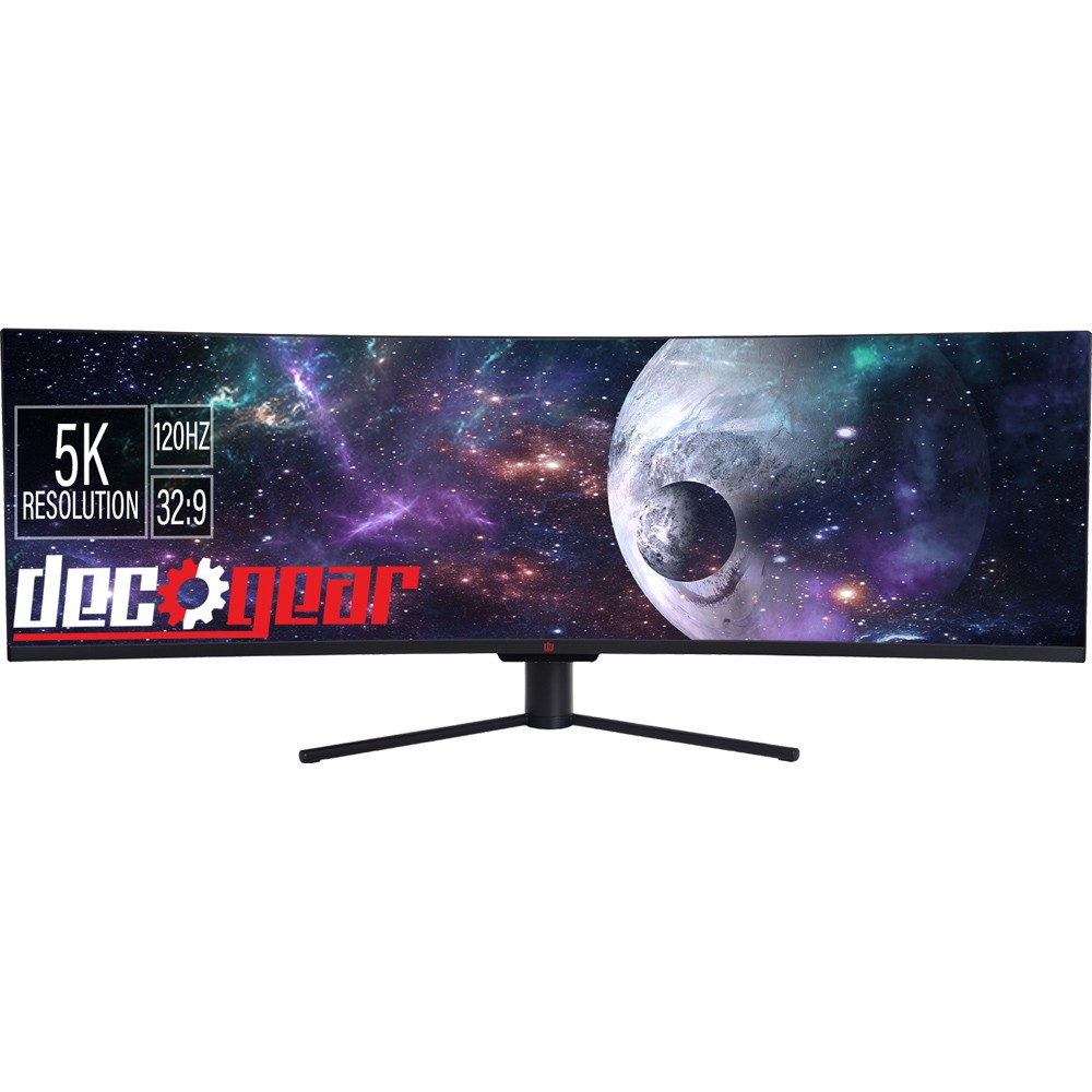 Deco Gear 49" Curved Ultrawide 5K Monitor, 5120x1440, 120Hz, 101% NTSC - Open Bo